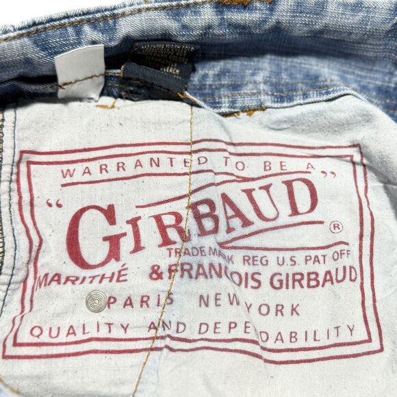 Vintage Girbaud Marithé & François Denim Cargo Shorts Streetwear M+Fg Accent 34" - Picture 3 of 11